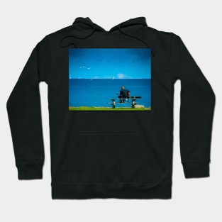 Alone by the Sea Hoodie